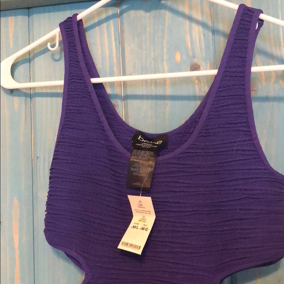 Bebe bondage medium purple dress - Picture 5 of 5